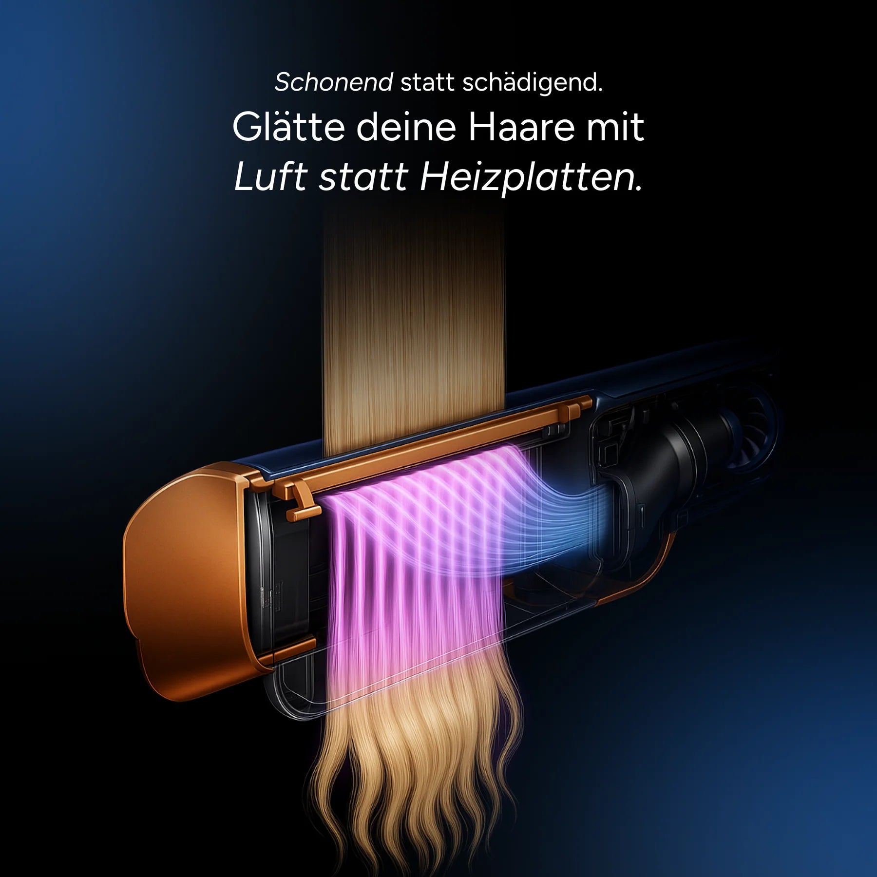 AERÉN AirStraight 2-in-1 Glätteisen & Föhnstyler